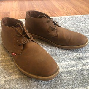Levis Sonoma Wax NB 518815-DKTN Mens Size 12 Brown Mid Top Lace Up Chukkas Boots